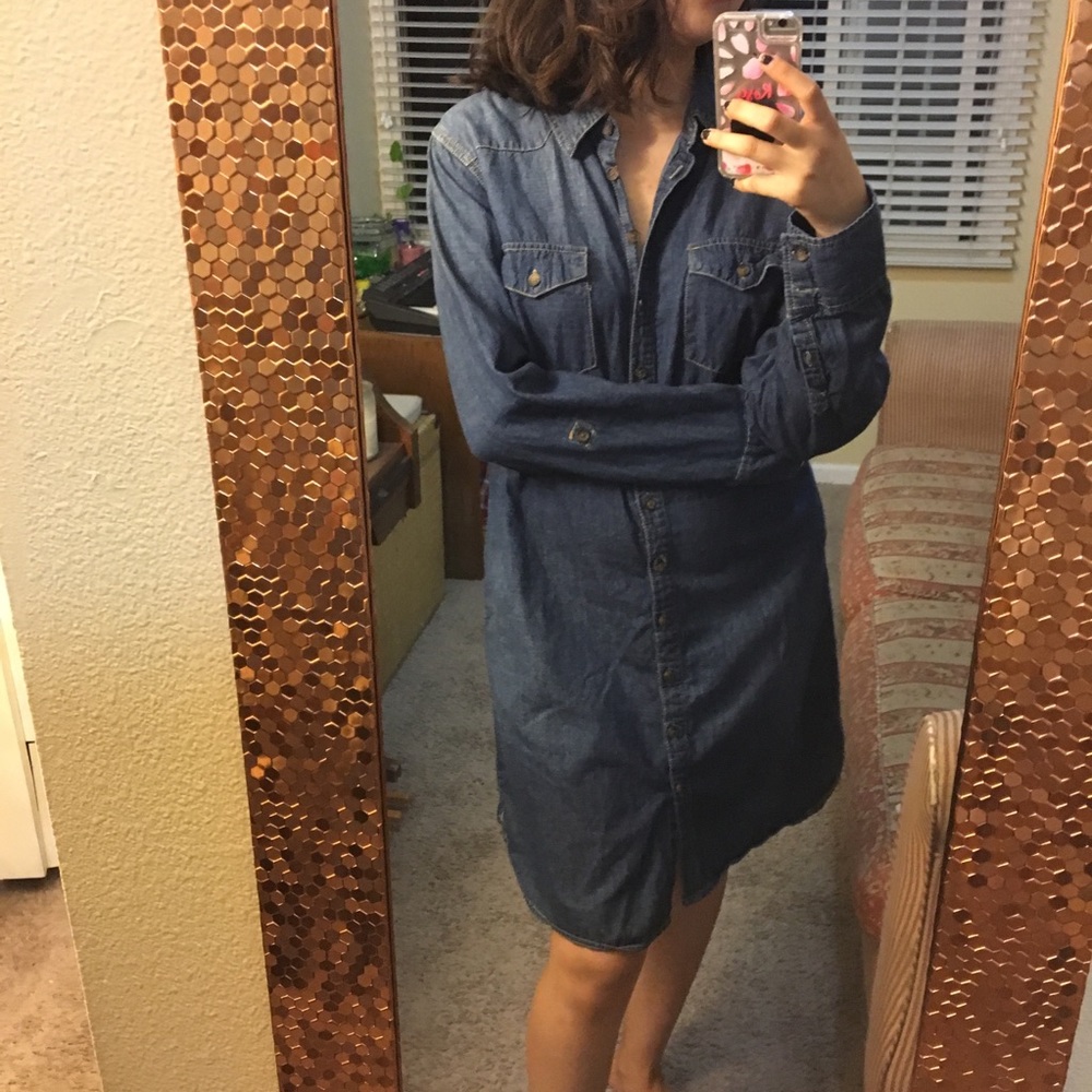 🌟PRICE DROP🌟Merona Denim Dress OBO
